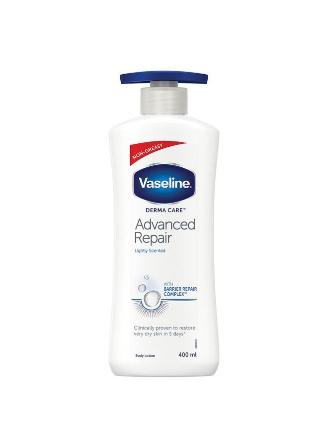 Vaseline Derma Care Advanced Repair Body Lotion|| For Sensitive|| Dry Skin|| Non Greasy|| Long Lasting Moisturisation|| 400 ml - Image 1